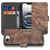 iPhone 16e Book Style Case Tree Trunk - stylish wood design with card slots and protective cover.