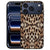 Leopard iPhone 17 Pro Max TPU Hoesje PU Kunstleer Achterkant design leopard aanzicht