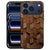 Apple iPhone 17 Pro Max Wooden Cubes Hoesje Zwart TPU Randen achterzijde