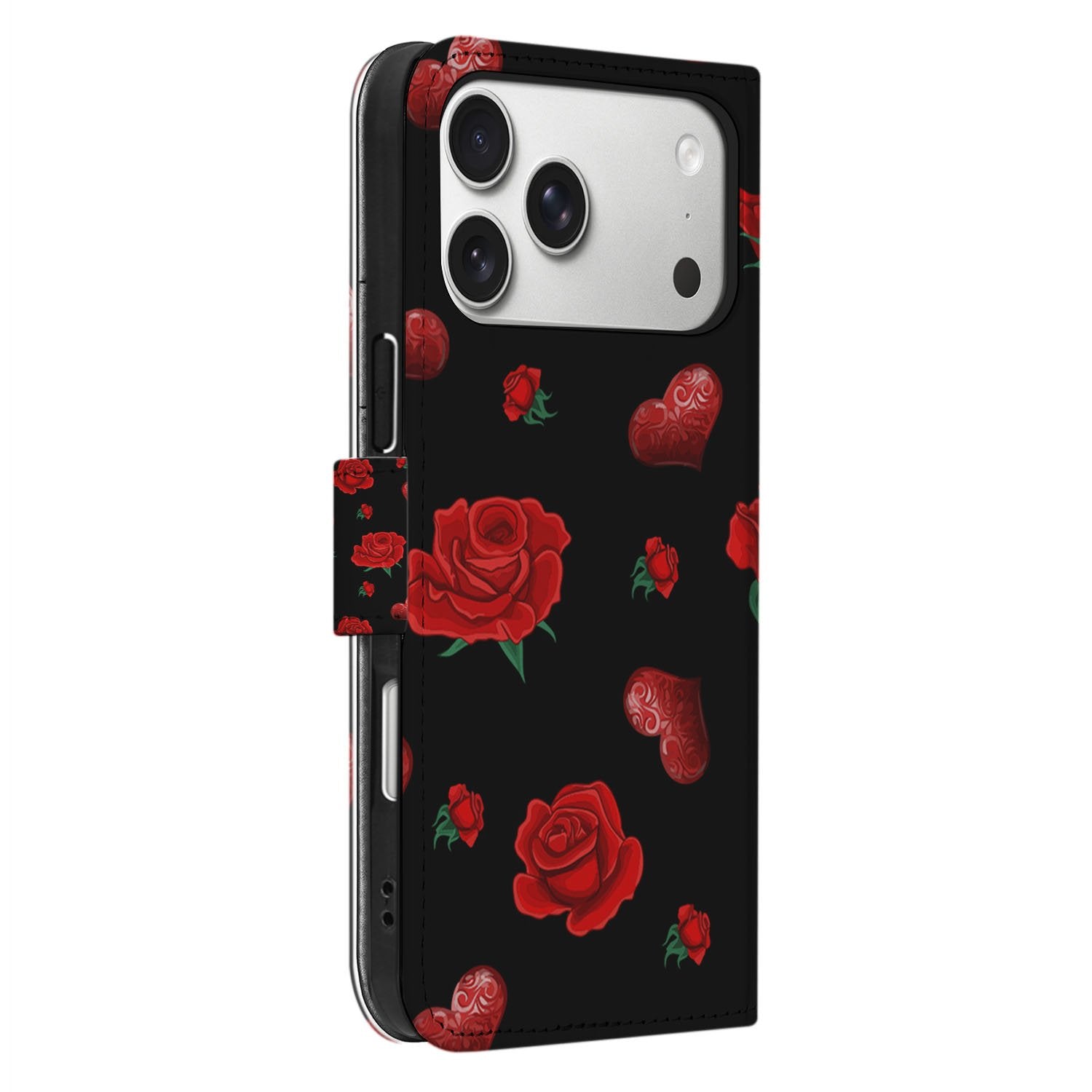 Apple iPhone 17 Pro Max Bookcase Hoesje Valentine Met Pasvakjes