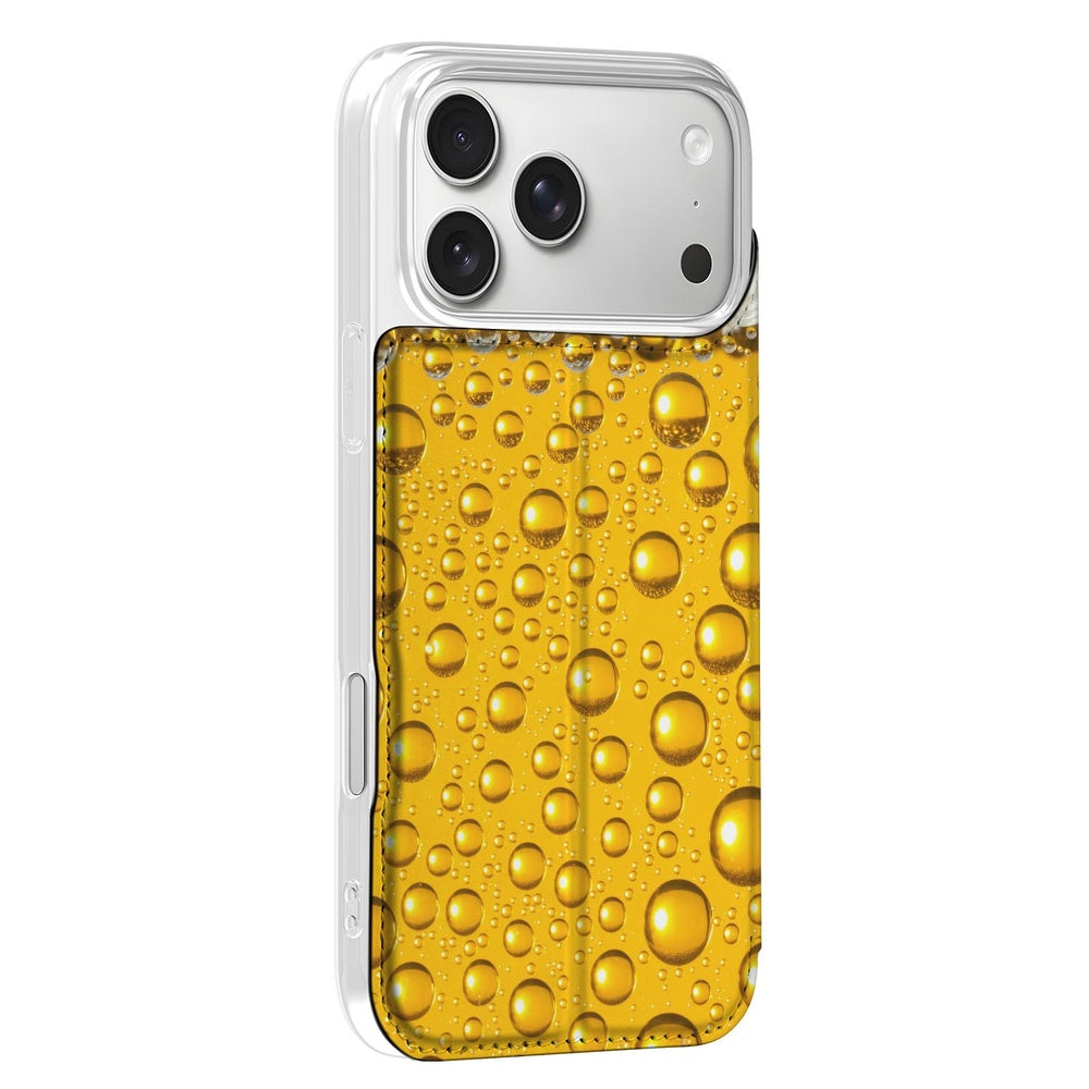 Apple iPhone 17 Pro Max Bier book case bierprint design achteraanzicht