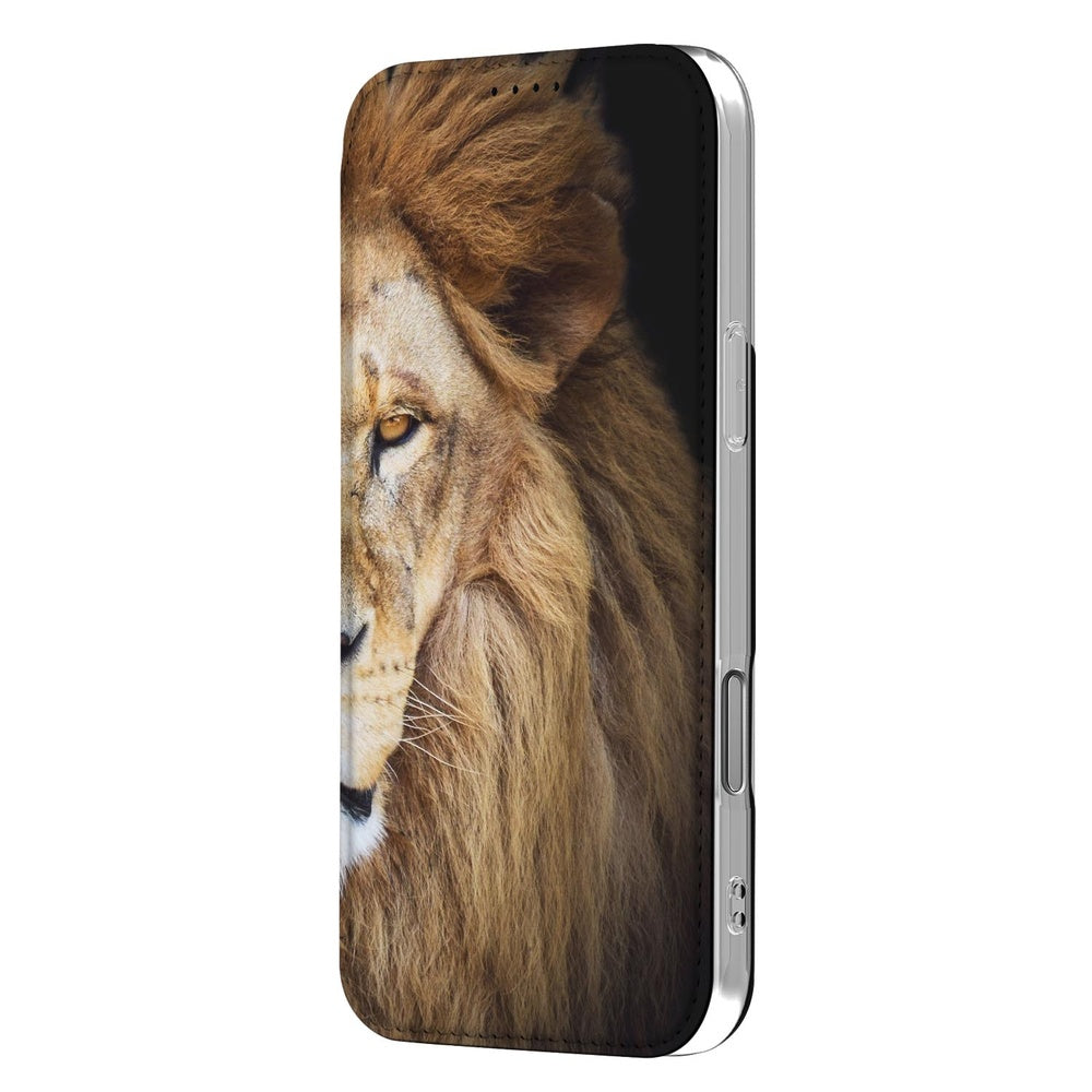 Smart Cover Hoesje Apple iPhone 17 Pro Max Leeuw design leeuw aanzicht