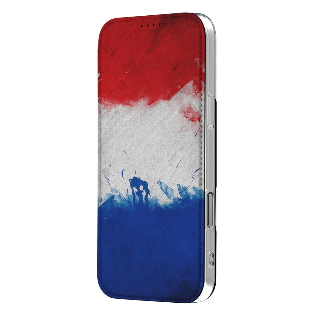 Standcase Hoesje Apple iPhone 17 Pro Max Nederland vlagboekhoes aanzicht