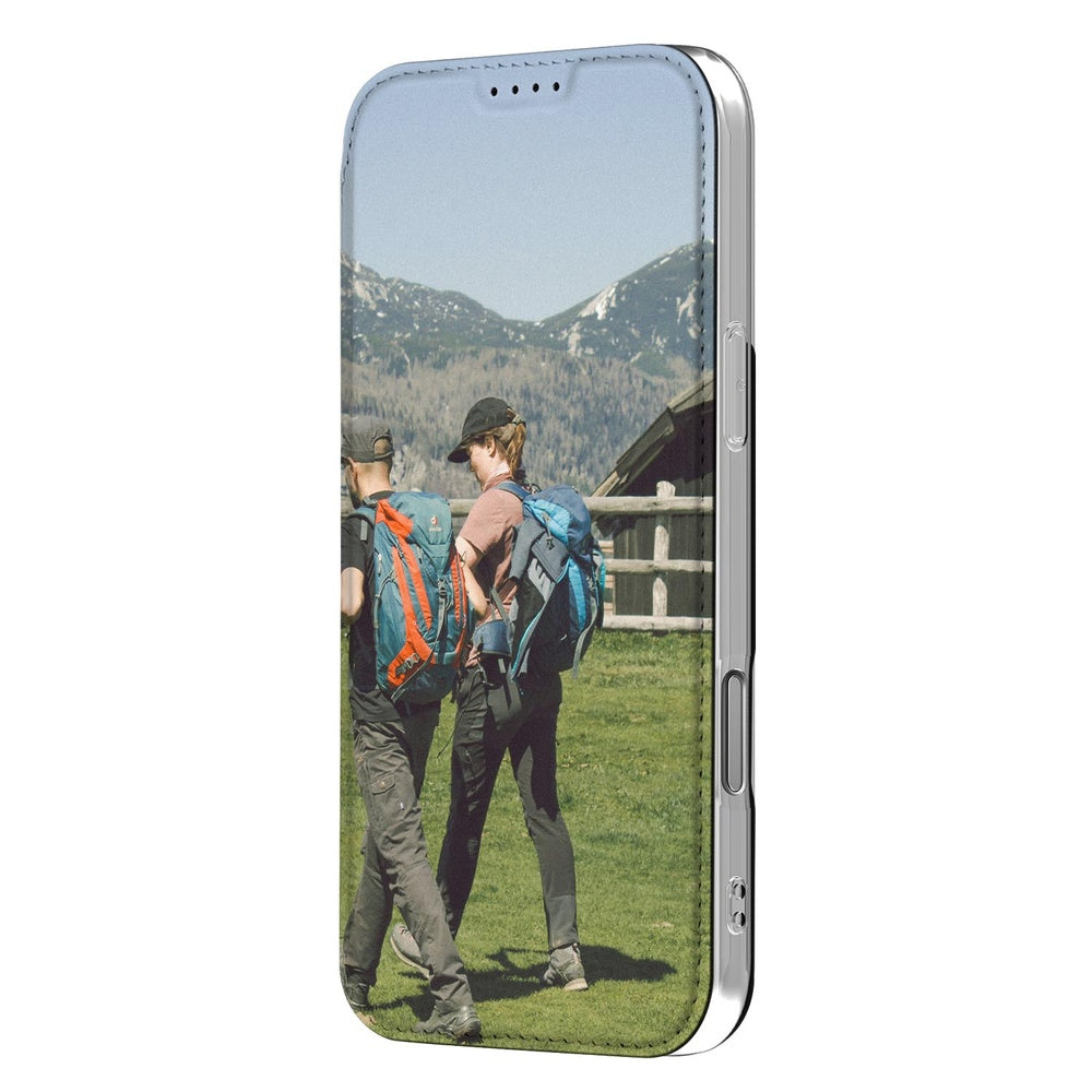 iPhone 17 Pro Max Slim Stand Case Hoesje Maken met Foto compact uniek aanzicht