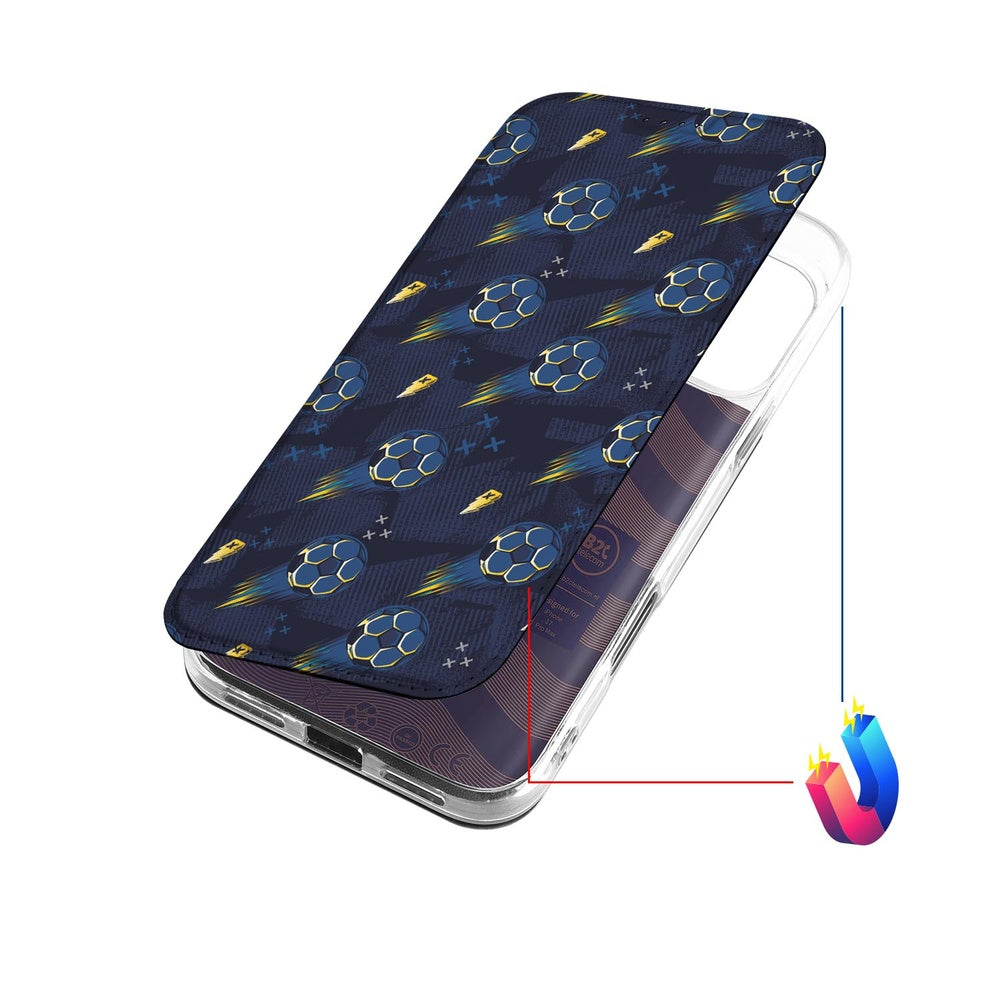 iPhone 17 Pro Max Book Cover Voetbal open aanzicht