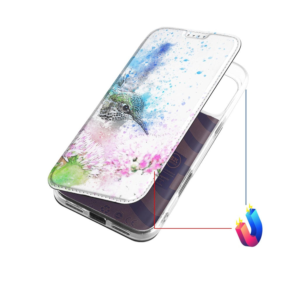 Apple iPhone 17 Pro Max Bookcase Vogel open aanzicht boven