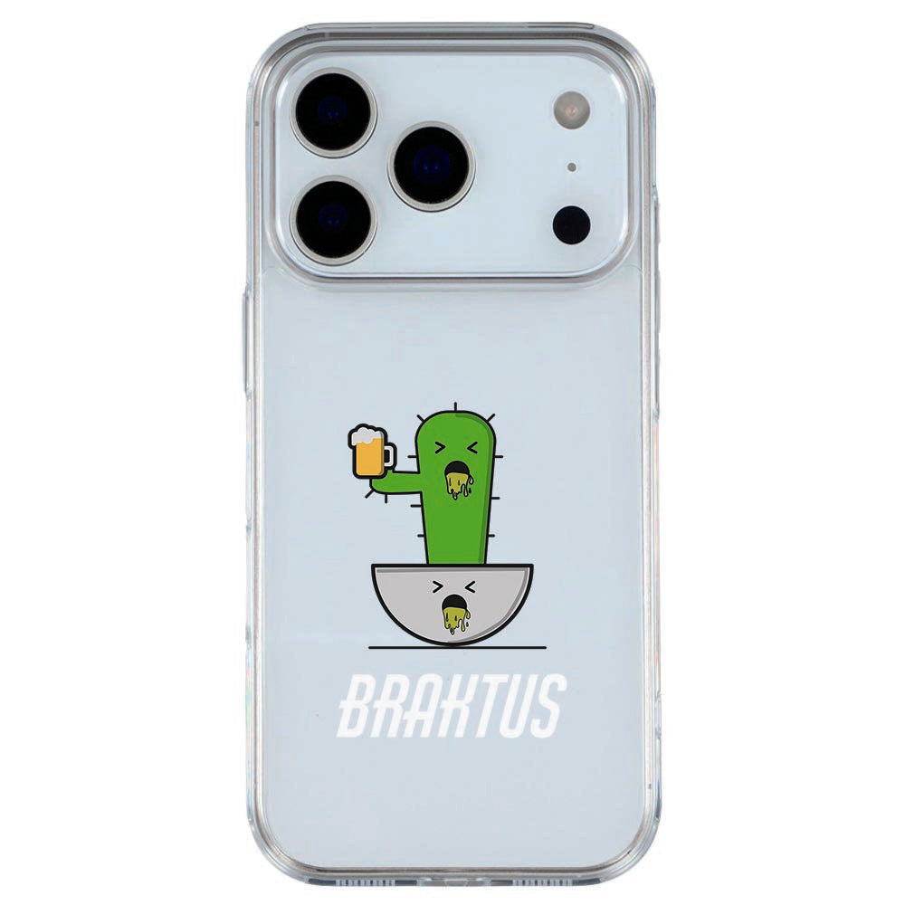 iPhone 17 Pro Max TPU hoesje met speelse braktus cactus print