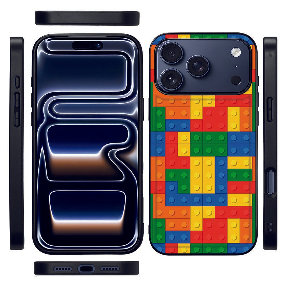 iPhone 17 Pro Beschermhoes Blokken voorkant zijkanten achterkant