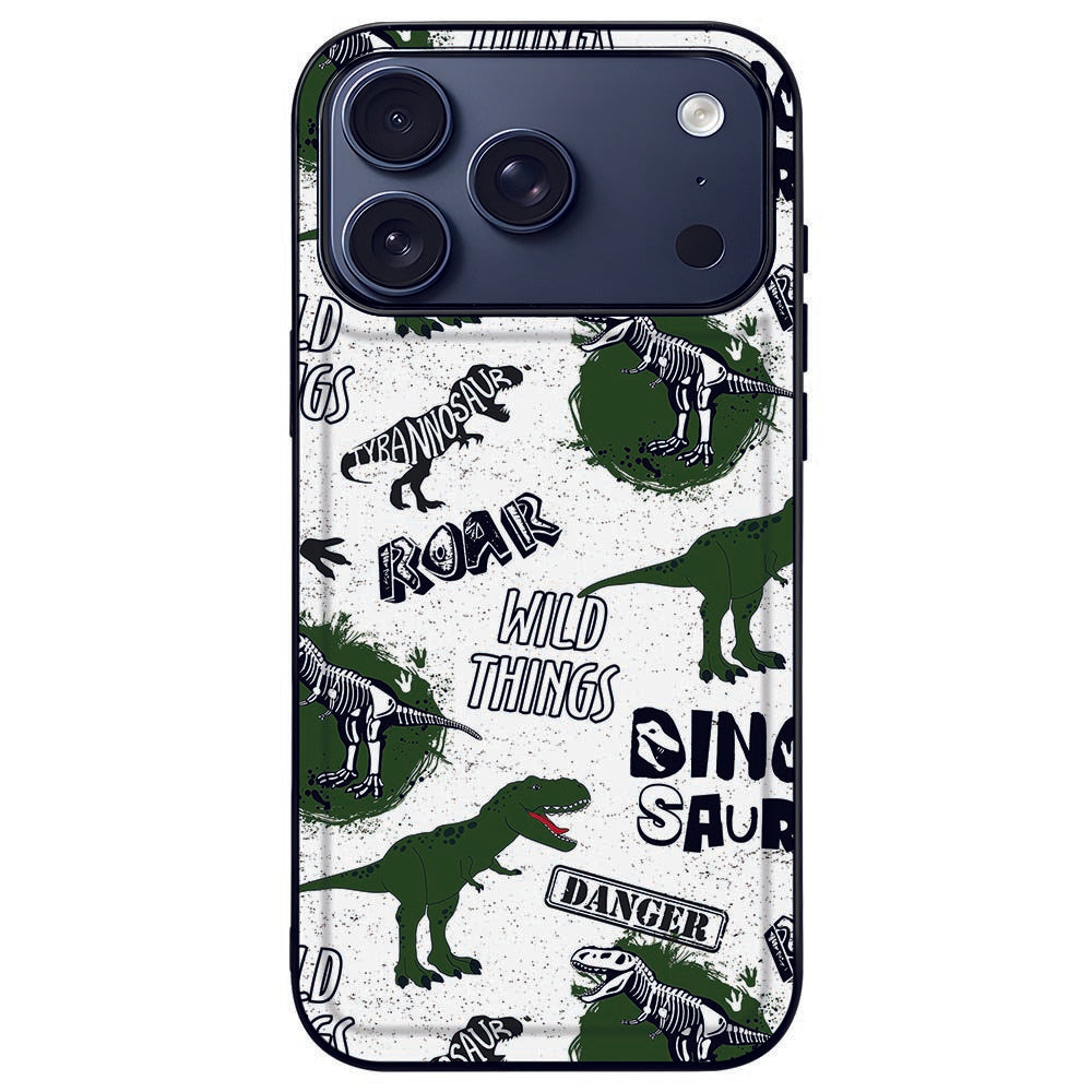 iPhone 17 Pro Backcover Hoesje Dinosaurus design achterkant