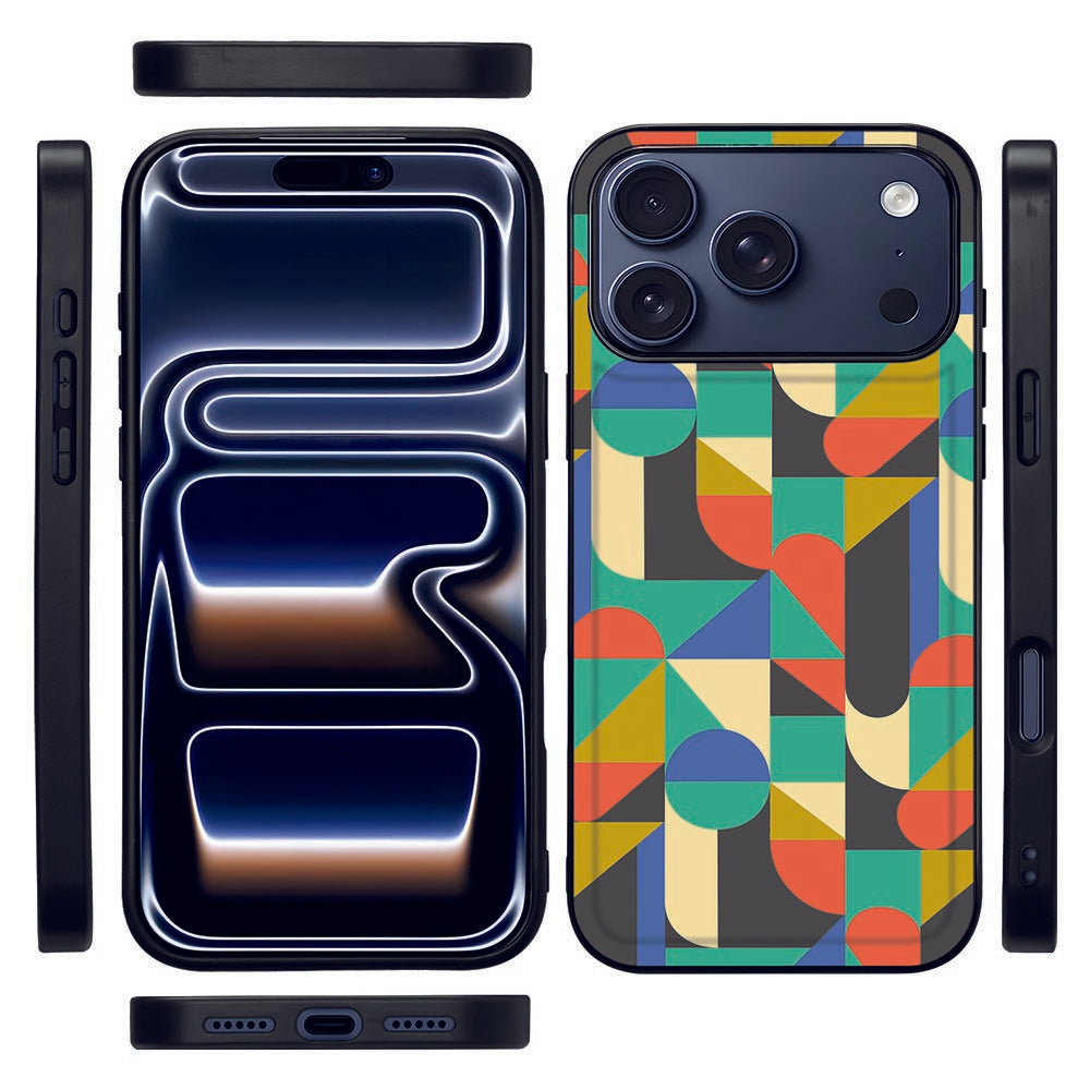 Apple iPhone 17 Pro Telefoonhoesje iPhone 17 Pro Funky Retro vooraanzicht