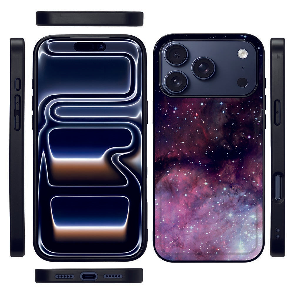 iPhone 17 Pro Back Cover Galaxy hoesje galaxy design achterzijde