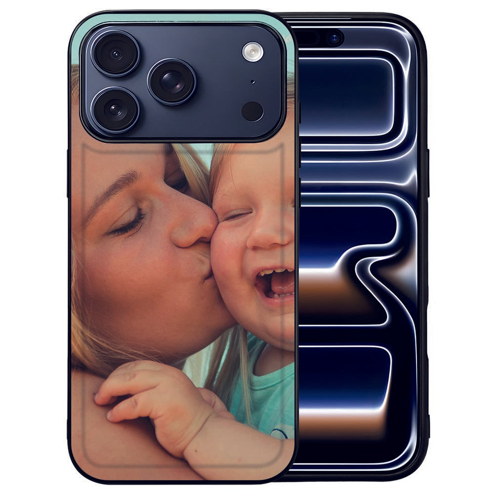 Apple iPhone 17 Pro hoesje ontwerpen met foto Custom back cover vooraanzicht