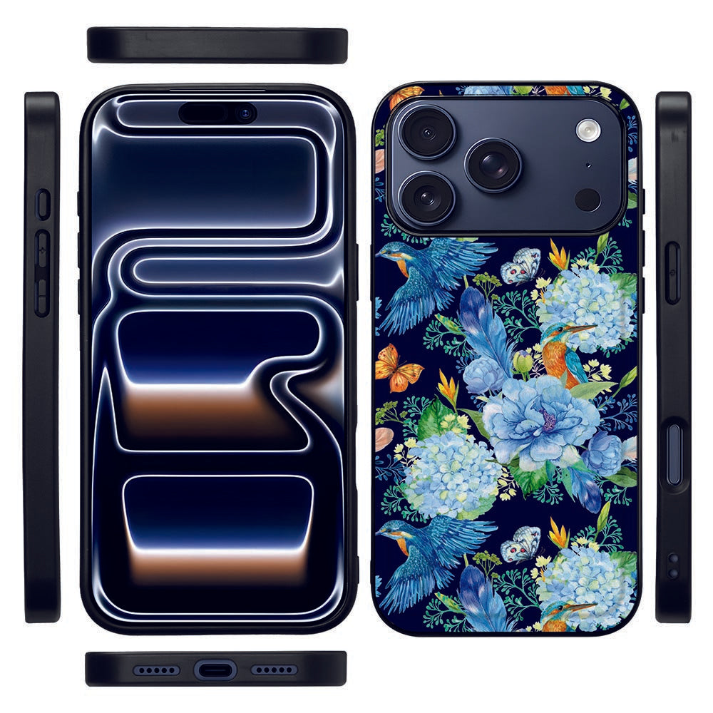 iPhone 17 Pro Back Cover Ijsvogel design ijsvogel aanzicht