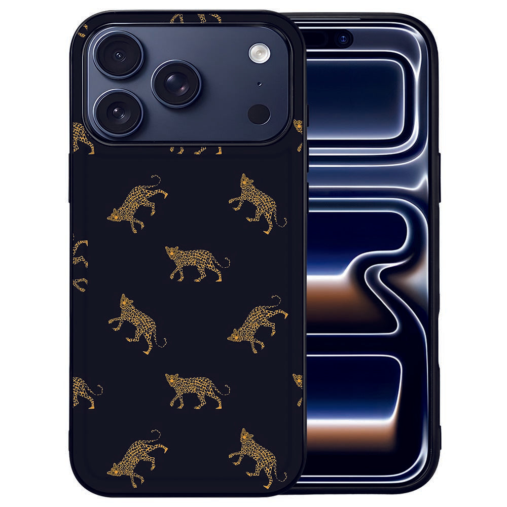 Beschermhoes Apple iPhone 17 Pro Leopards leoparden design achterkant