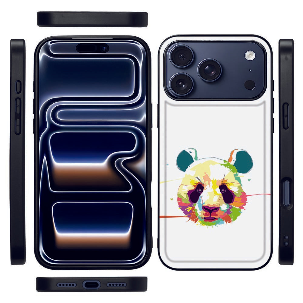 Panda Color Back Cover iPhone 17 Pro panda design aanzicht