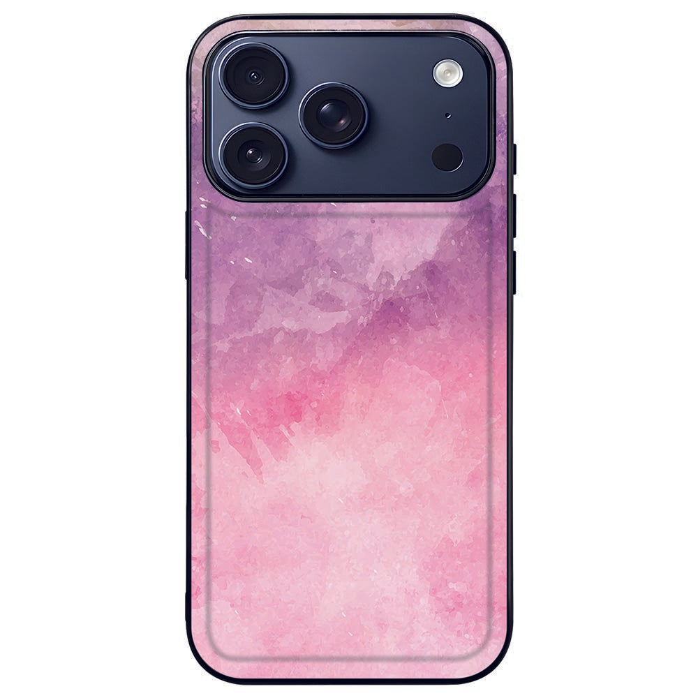Apple iPhone 17 Pro Pink Purple Paint Tpu Hoesje achterkant