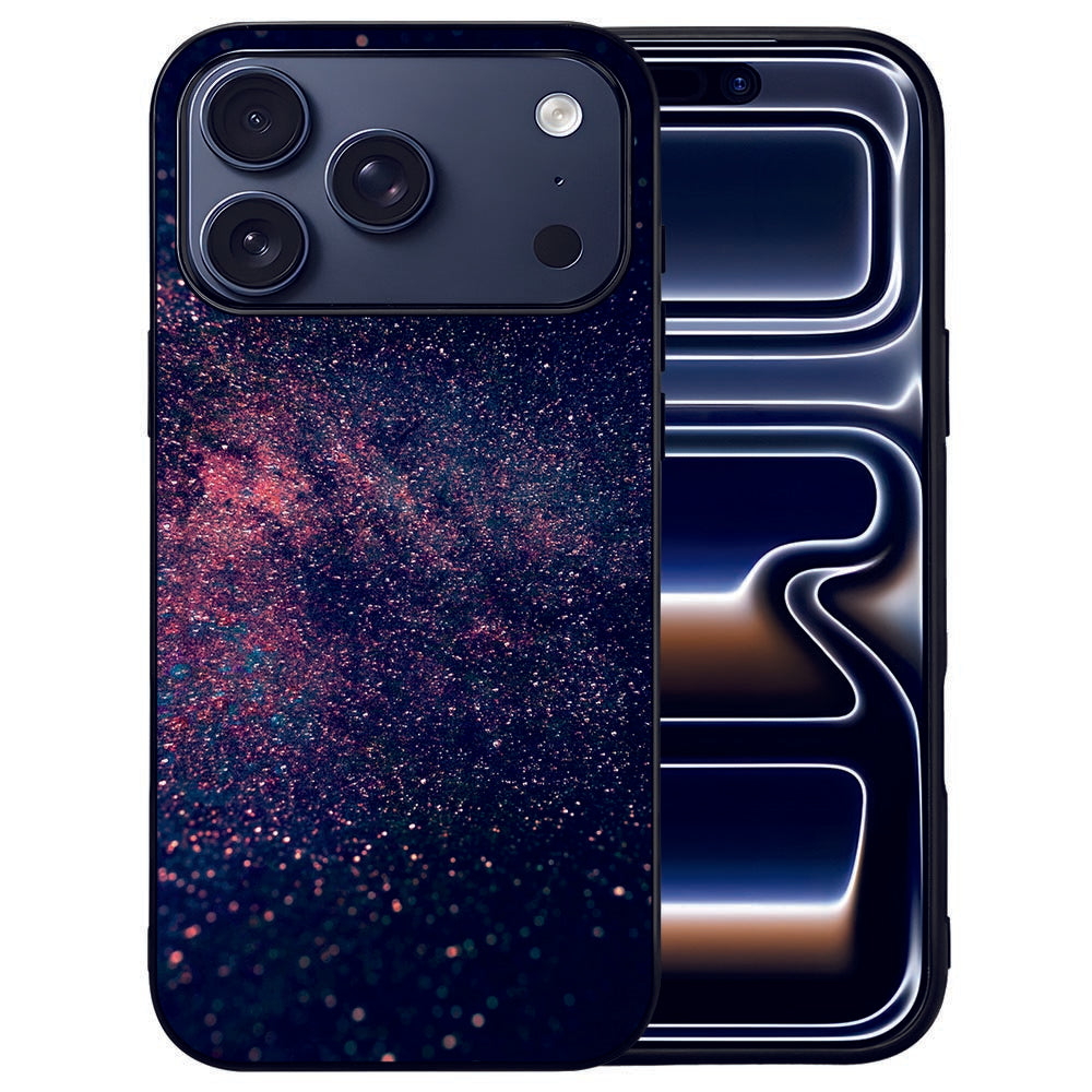 Apple iPhone 17 Pro Backcover Hoesje Stars achterzijde Galaxy ontwerp