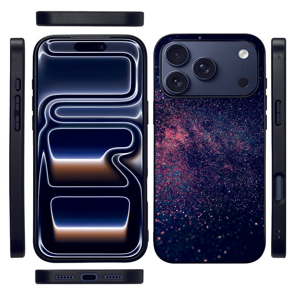 Apple iPhone 17 Pro Backcover Hoesje Stars voorkant achterkant zijkanten