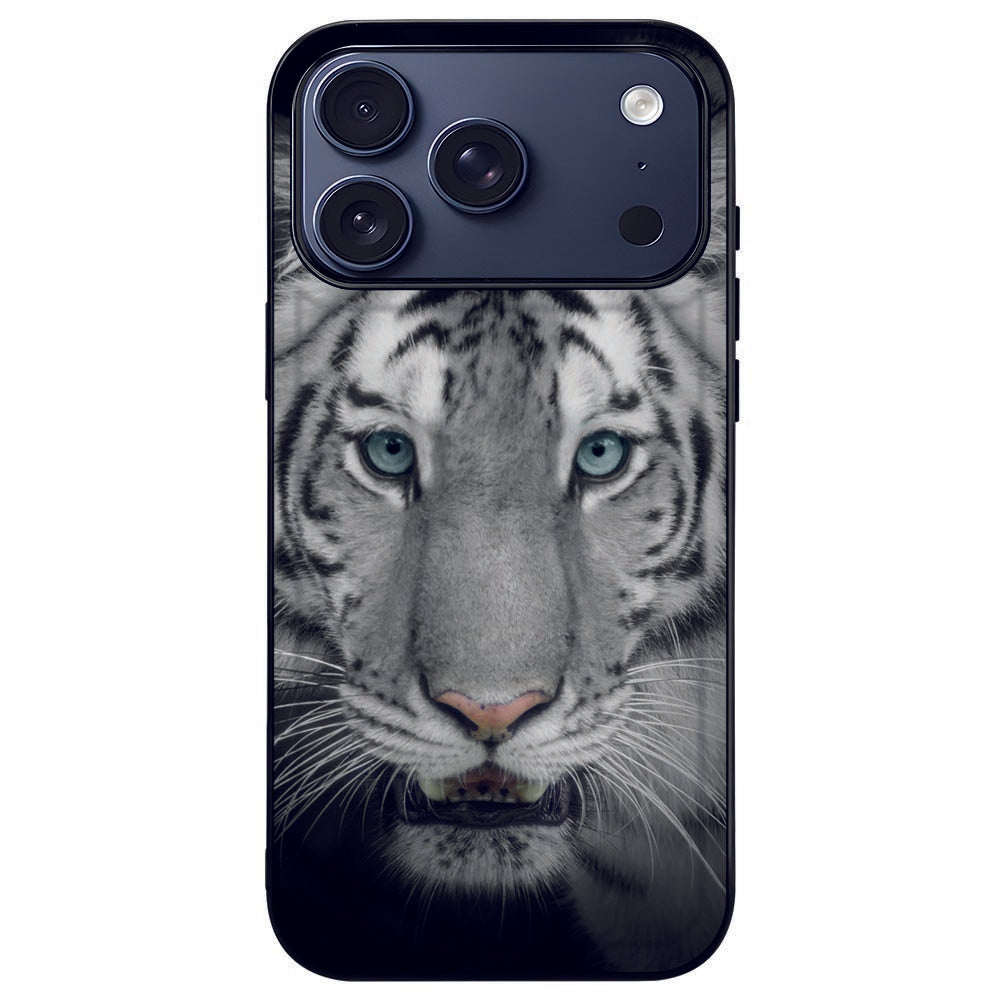 Apple iPhone 17 Pro Beschermhoes Tijger tijgerprint achterzijde