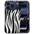 Apple iPhone 17 Pro Beschermhoes Zebra zwart wit aanzicht