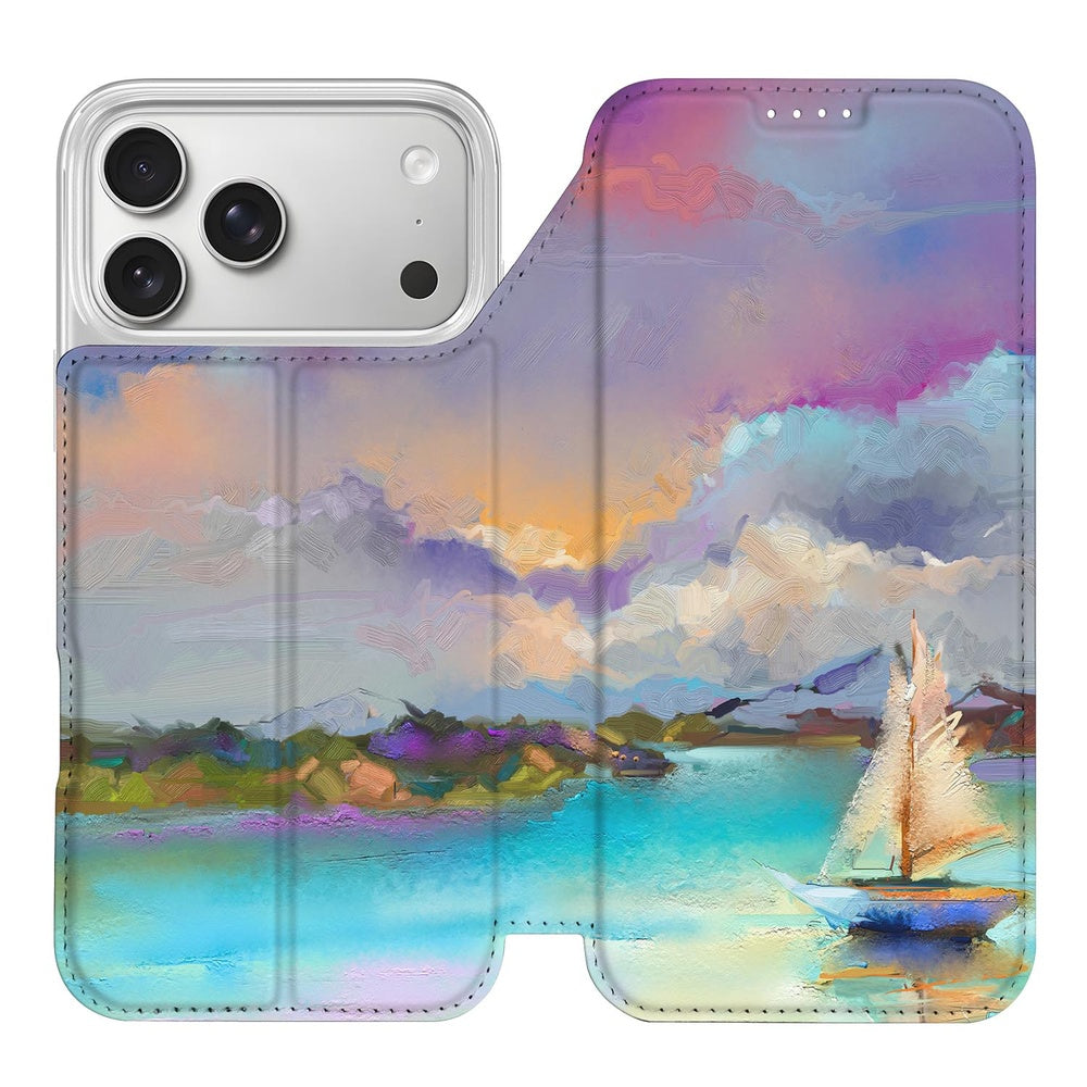 Apple iPhone 17 Pro Standcase Hoesje Boat designnaam maritiem aanzicht