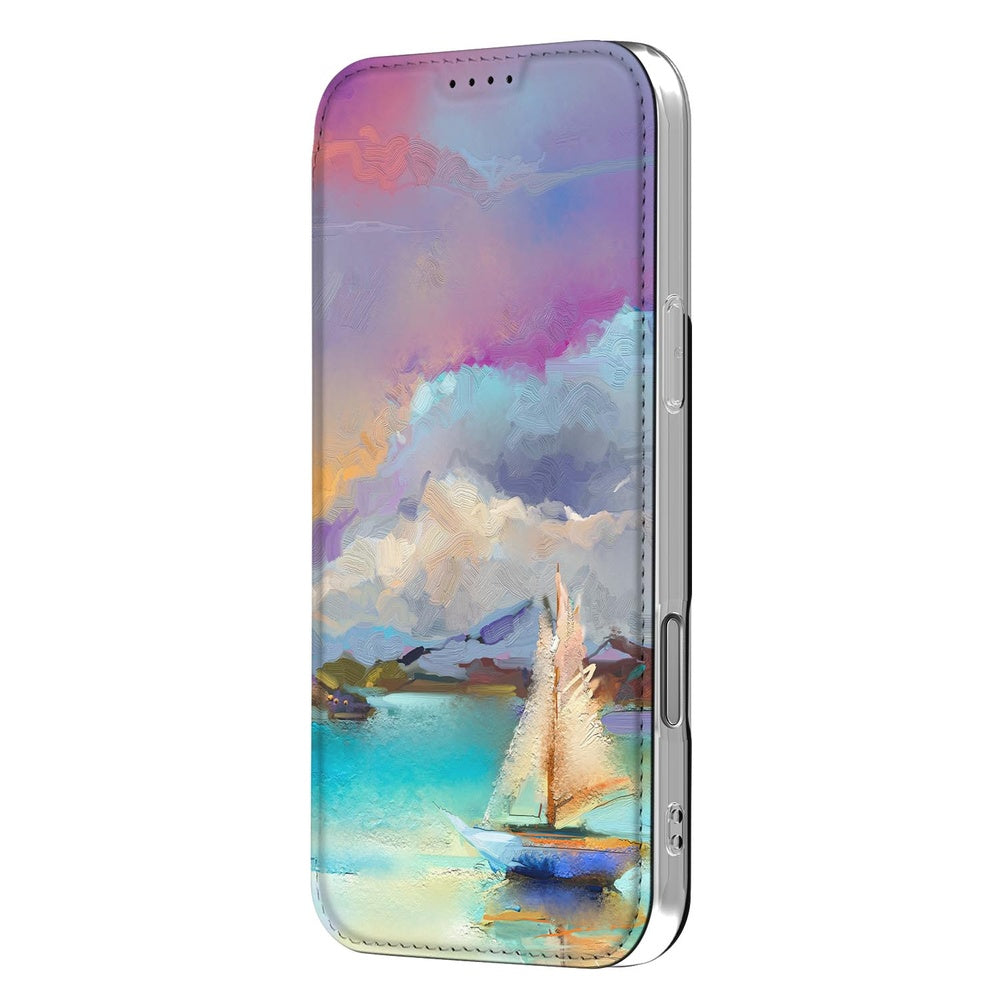 Apple iPhone 17 Pro Standcase Hoesje Boat design naam aanzicht