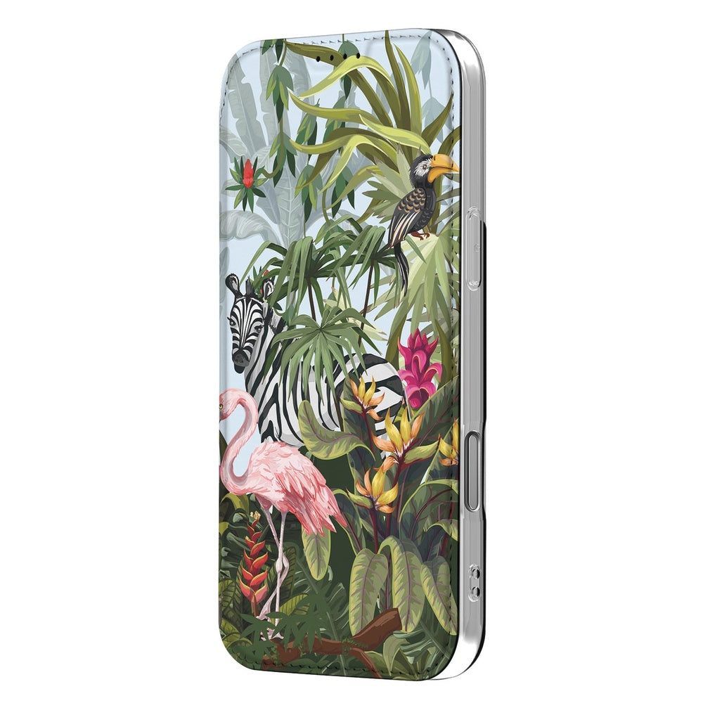 Apple iPhone 17 Pro Bookcase Apple iPhone 17 Pro Jungle design junglezijde