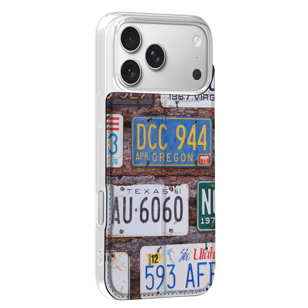 iPhone 17 Pro Telefoonhoesje Kentekenplaten design voorkant