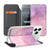 Telefoonhoesje Apple iPhone 17 Pro Pink Purple Paint bookcase zijaanzicht