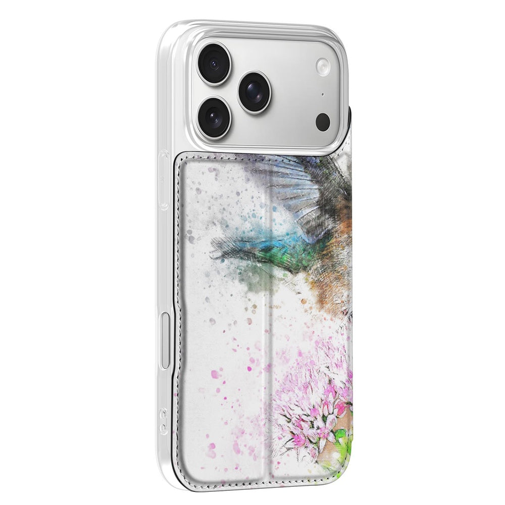 Apple iPhone 17 Pro Flip Style Cover Vogel designnaam aanzicht