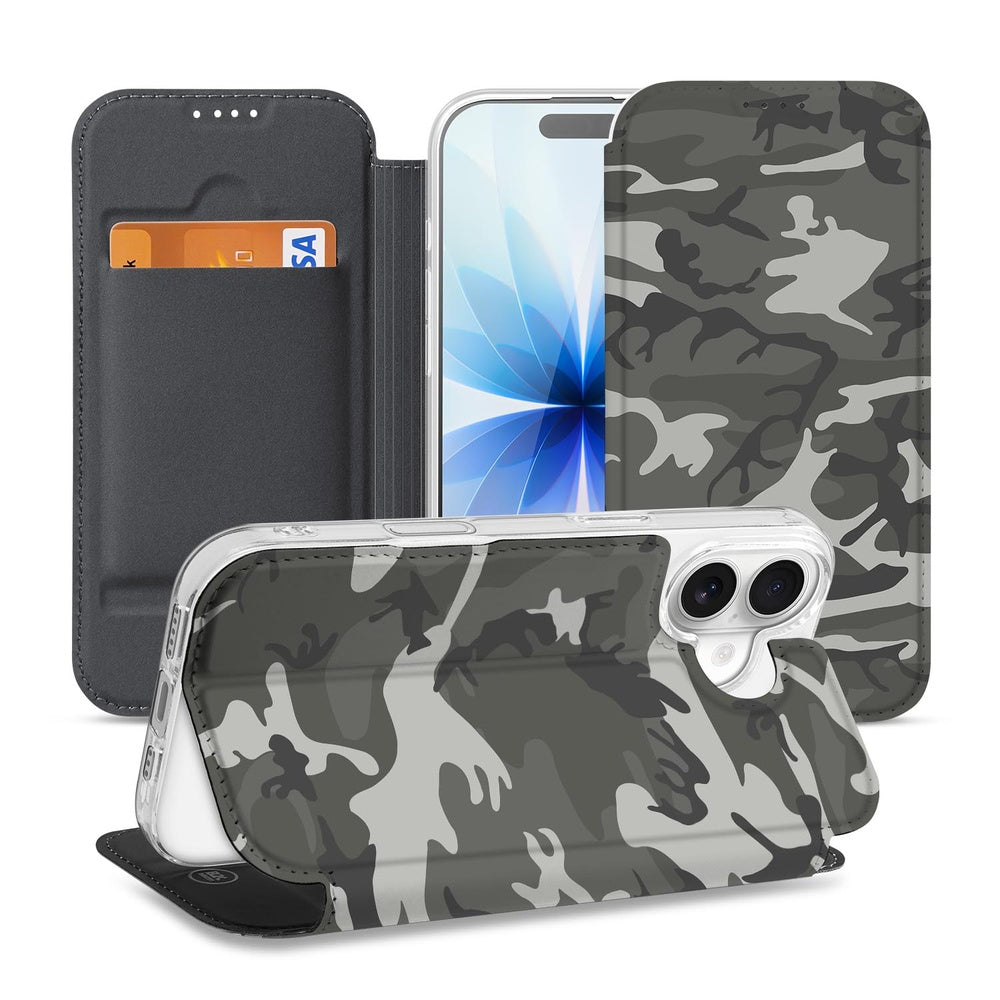 Apple iPhone 17 Telefoonhoesje Army Light telefoonhoesje camouflage design aanzicht
