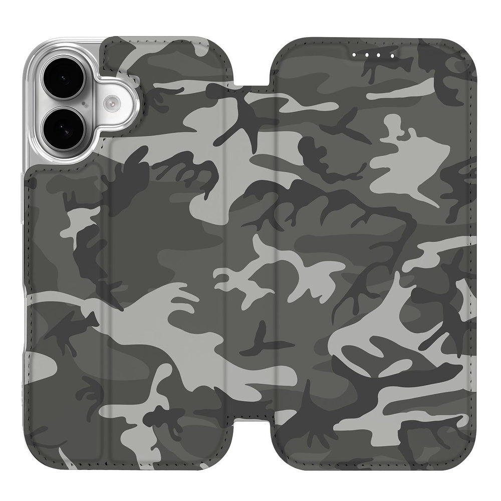 Apple iPhone 17 Telefoonhoesje Army Light telefoonhoes camouflage design vooraan