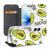Apple iPhone 17 Book Wallet Case Avocado Singing design voorkant achterzijde