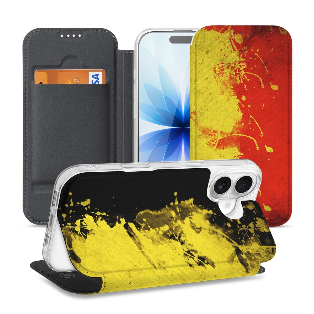 Apple iPhone 17 Stand Case Hoesje Belgie voorzijde achterzijde kleur