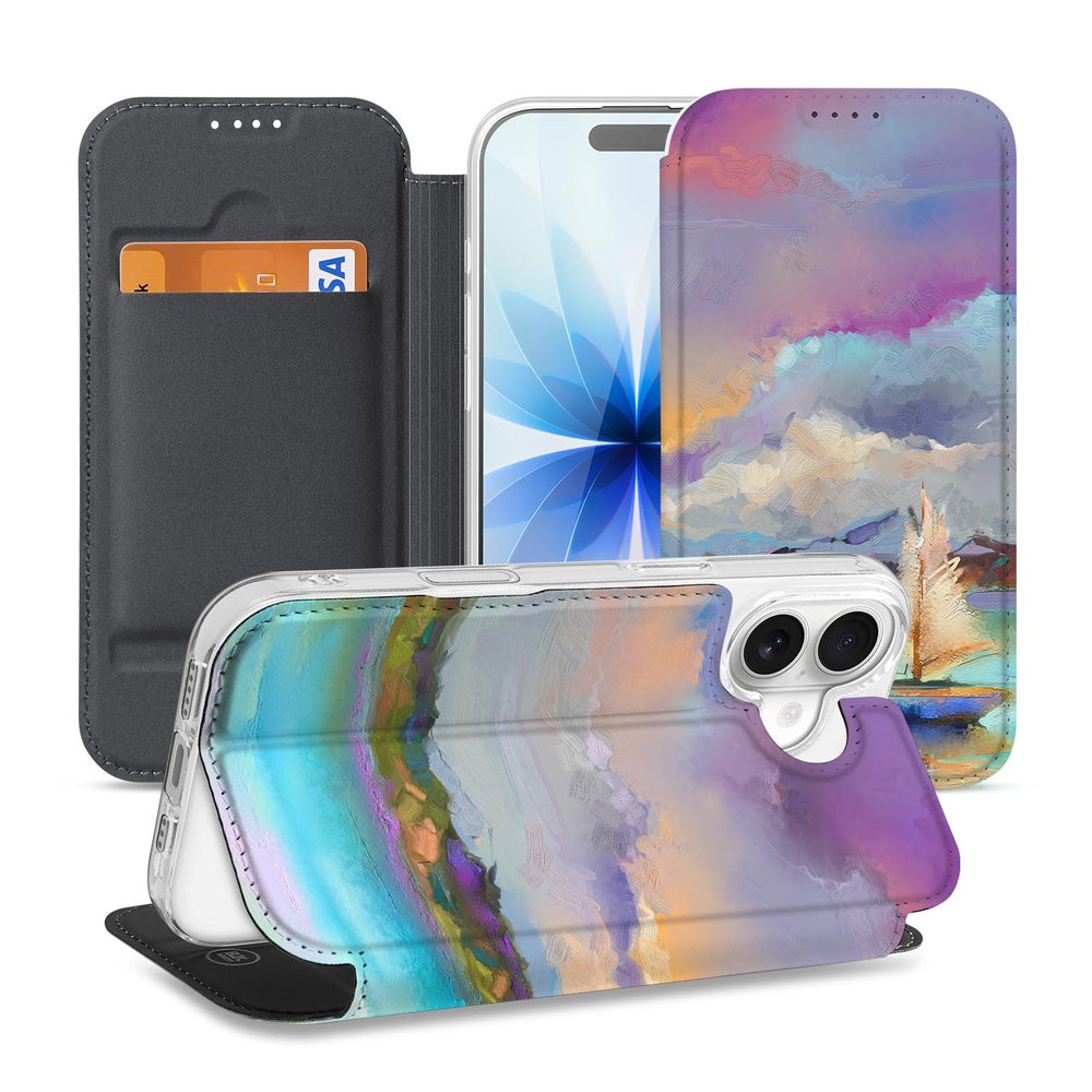 Apple iPhone 17 Bookcase Boat hoesje design aanzicht