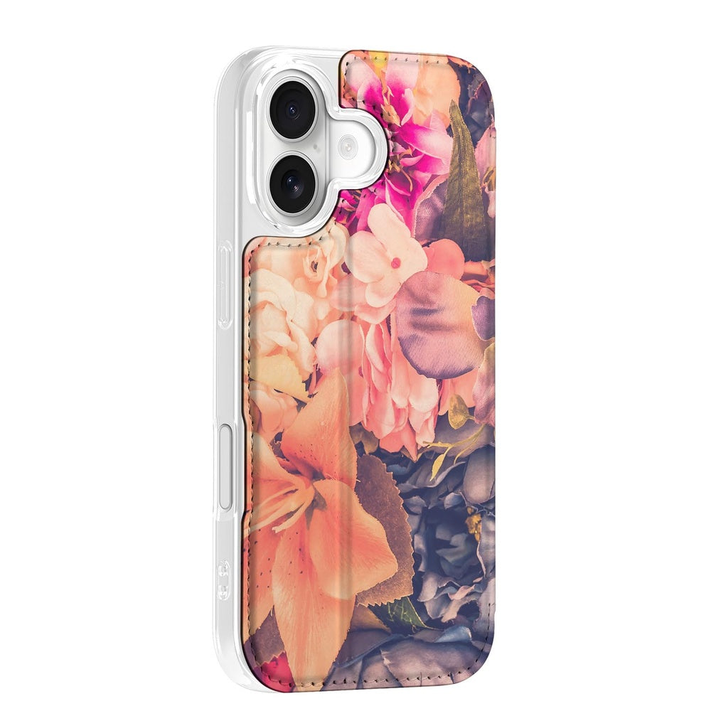 Apple iPhone 17 Telefoonhoesje Bosje Bloemen bloemenprint achterkant zijkant