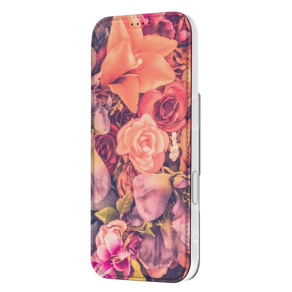Apple iPhone 17 Telefoonhoesje Bosje Bloemen bloemprint ontwerp zijkant