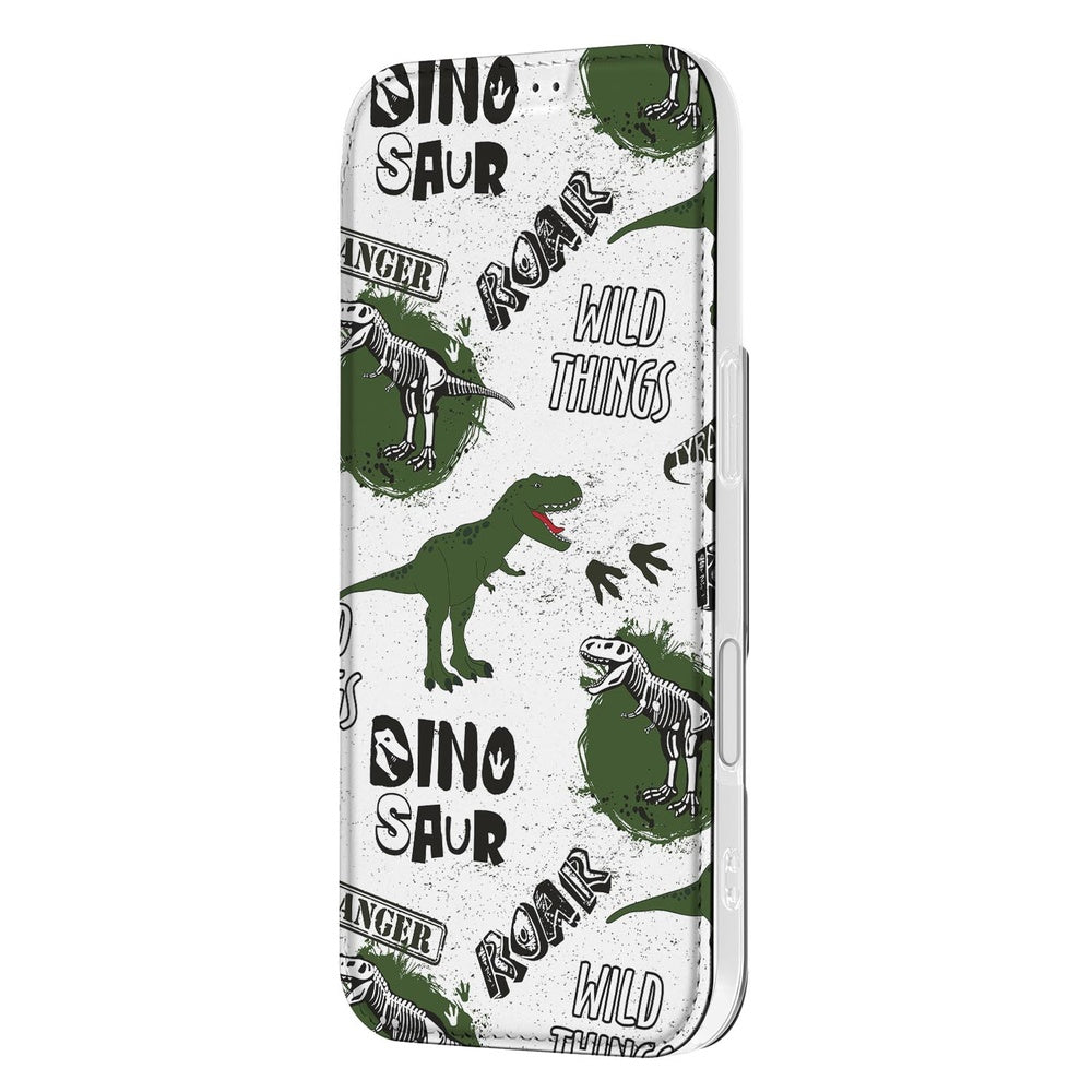 Apple iPhone 17 Stand Case Hoesje Dinosaurus dinosaurus ontwerp voorkant