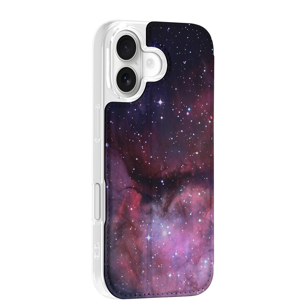 Apple iPhone 17 Bookcase Galaxy boekentas ruimte sterren