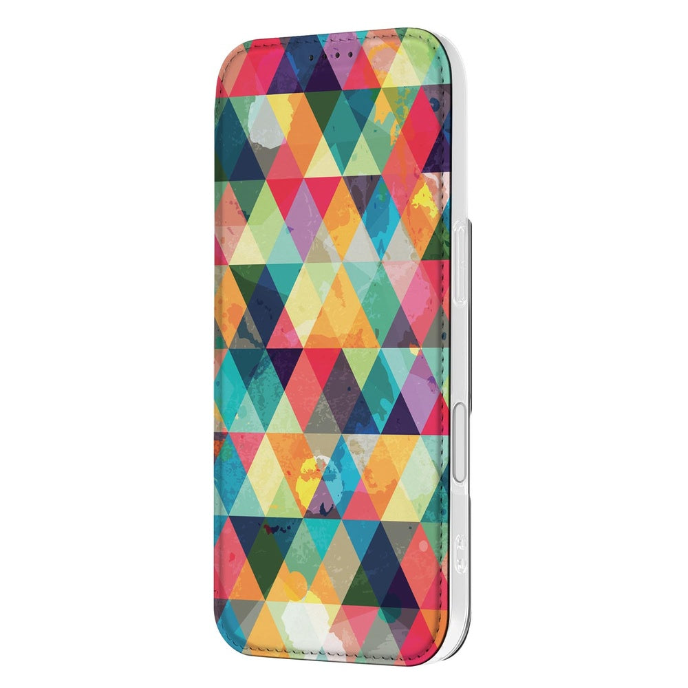 Bookcase Apple iPhone 17 Geruit ruitprint zijaanzicht