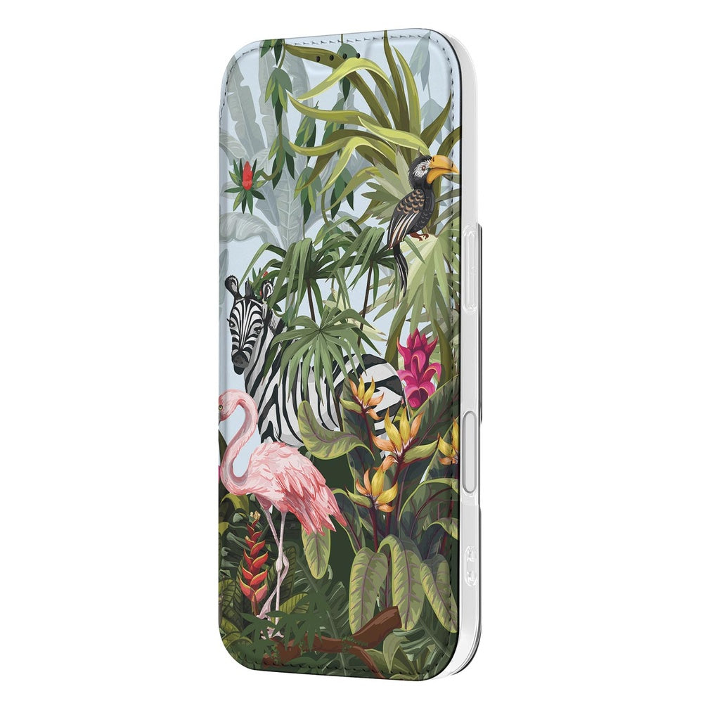 Standcase Hoesje Apple iPhone 17 Jungle jungle-print design zijkant