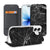 Telefoonhoesje iPhone 17 Wallet Case Marmer Zwart wallet case zwart marmer design aanzicht