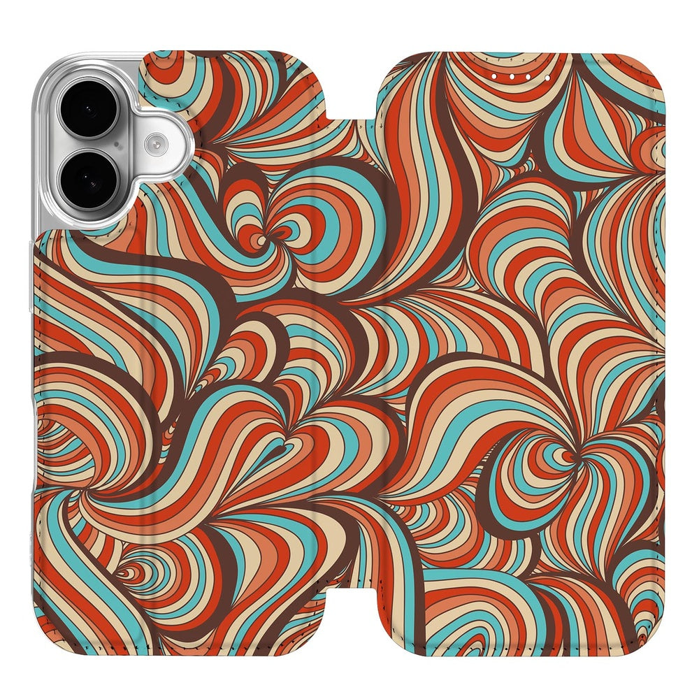 Telefoonhoesje Apple iPhone 17 Retro retro-print design vooraanzicht