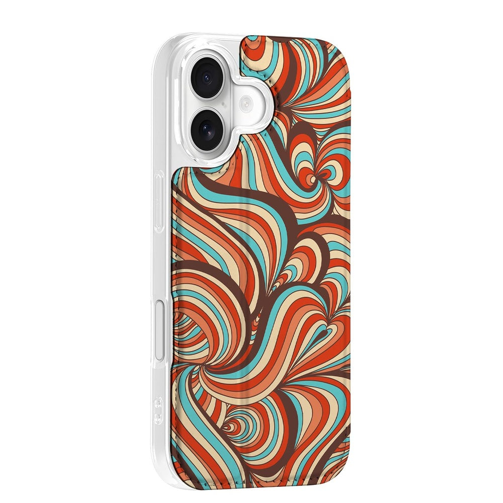 Telefoonhoesje Apple iPhone 17 Retro retro-print zijaanzicht