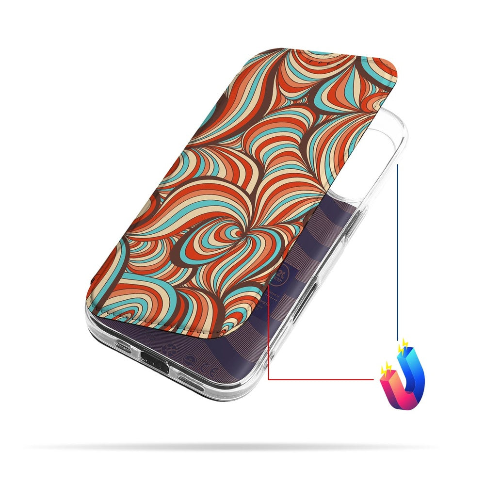 Telefoonhoesje Apple iPhone 17 Retro retro-print aanzicht