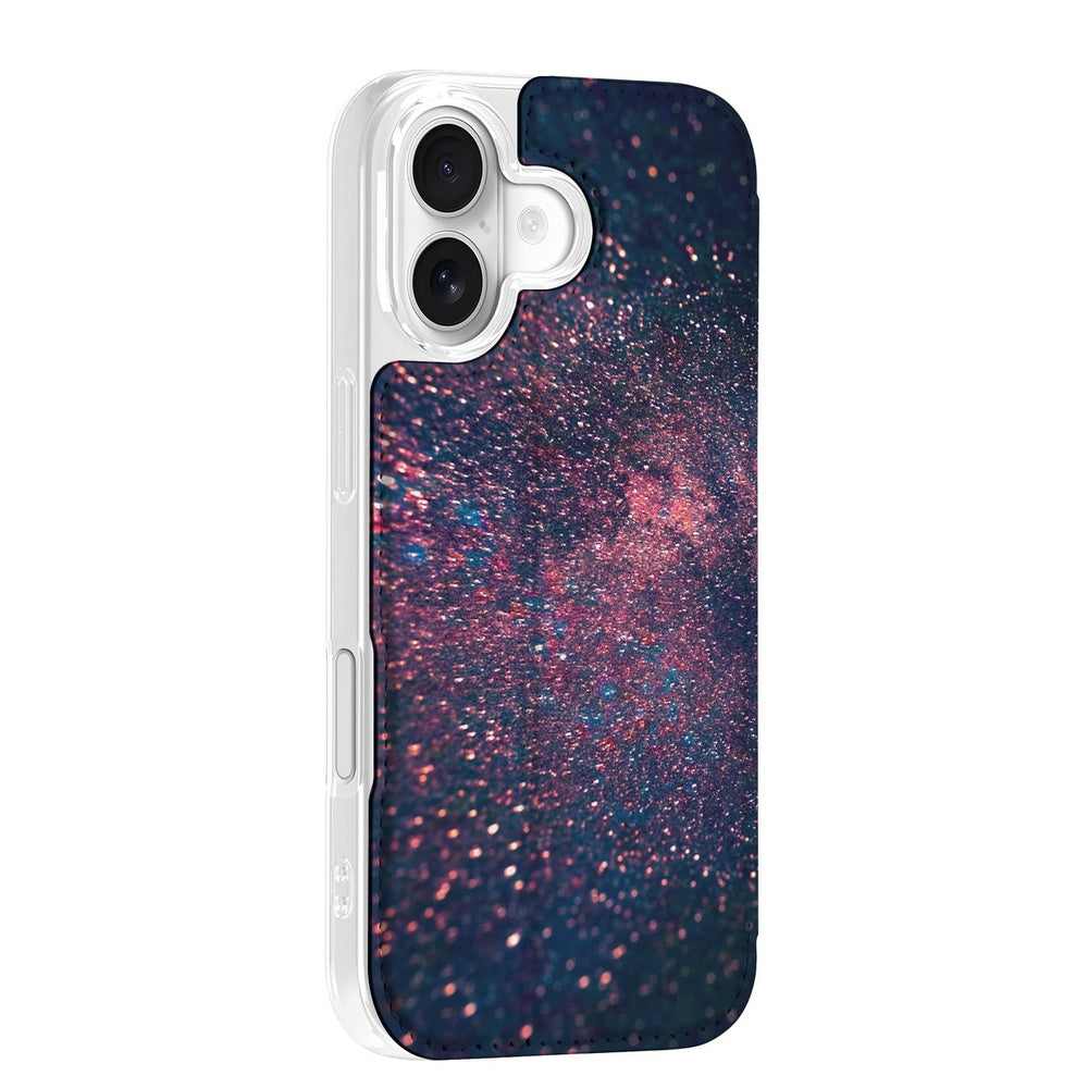 Flip Style Cover Apple iPhone 17 Stars sterrenmotief design aanzicht