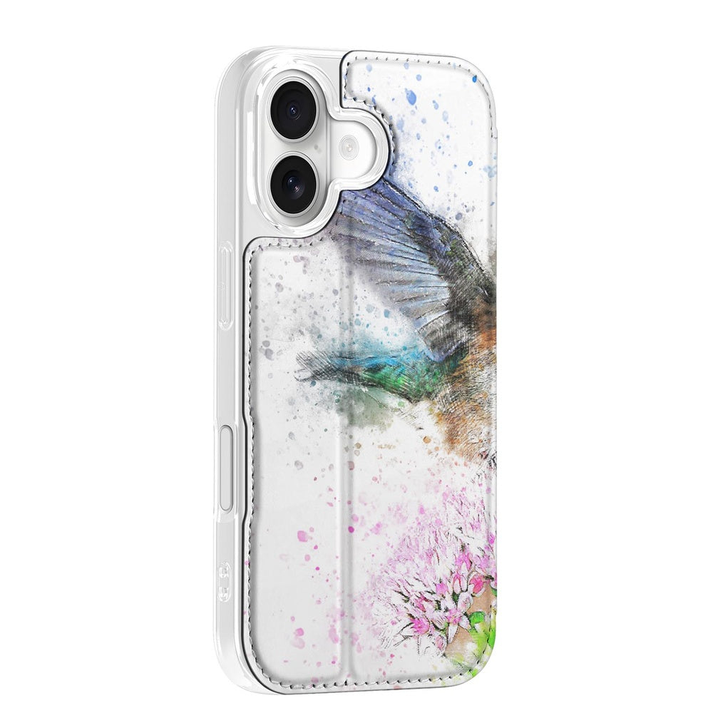 Apple iPhone 17 Smart Cover Hoesje Vogel design vogel aanzicht