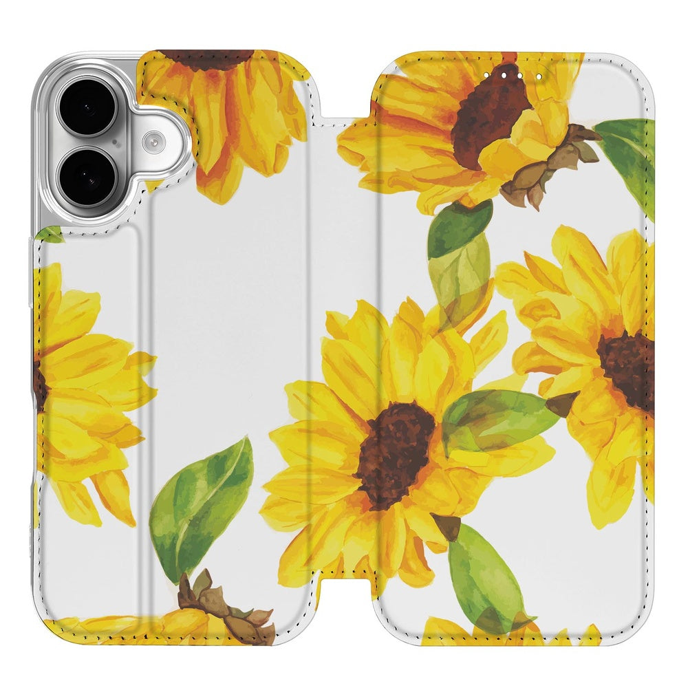 Apple iPhone 17 Telefoonhoesje Zonnebloemen telefoonhoesje zonnebloemen voorkant