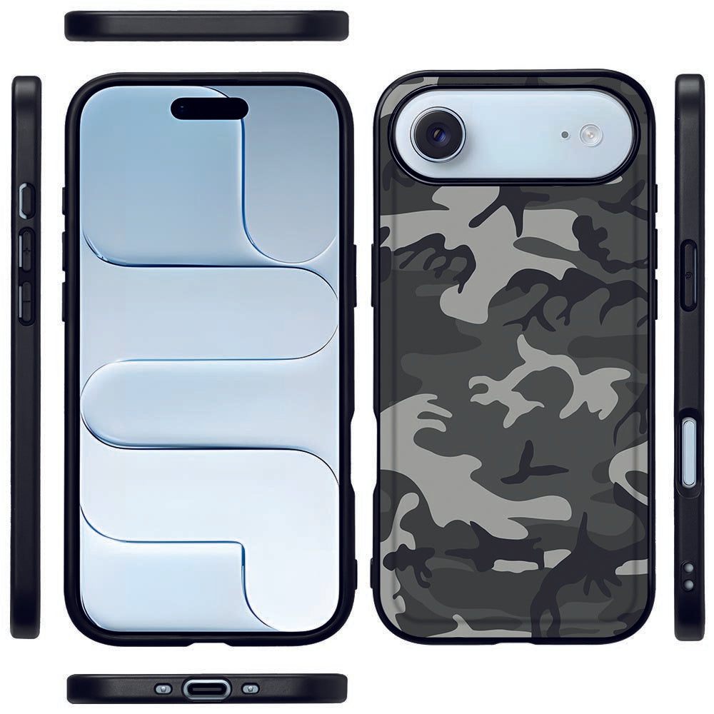 Apple iPhone Air Backcover Hoesje Army Light voorzijde zijkant achterkant