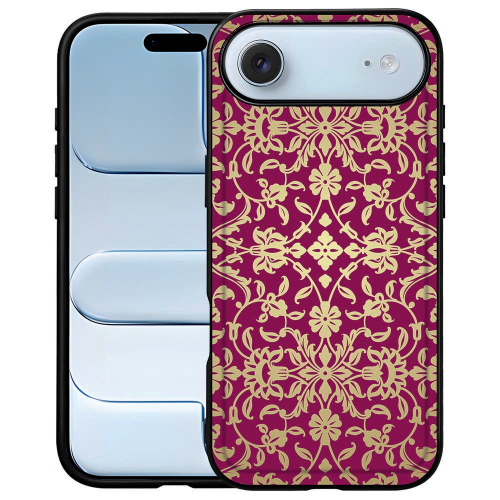 iPhone Air Beschermhoes Barok Pink achterzijde kleurrijk ontwerp